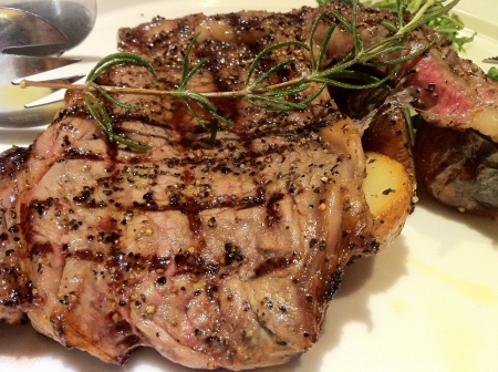 Steak grillの素材