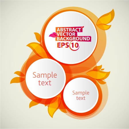 Abstract bubble vector illustration backgroundのイラスト素材