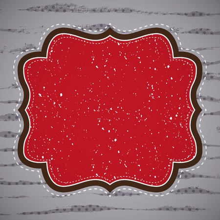 Beige vintage greetings vector illustration のイラスト素材