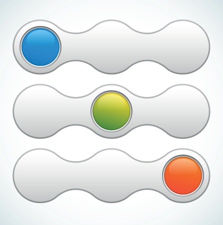 Vector web slider switcher のイラスト素材