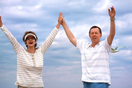 Romantic mature coupleの写真素材