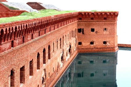 National state park -Fort Jefferson, Dry Tortugas, Florida の写真素材