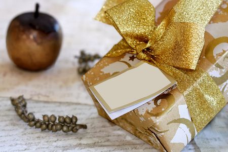 Nice gift box  contains some sweet things in it