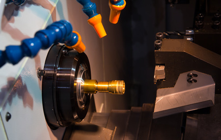 CNC lathing machineの写真素材
