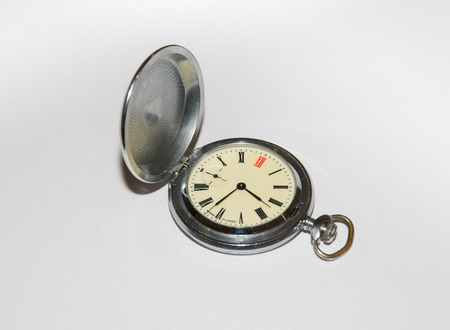 Vintage Russian pocket watchの写真素材