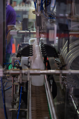 Production of liquid plastic bottle filling and packing machine