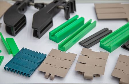 Plastic belt conveyor for food production line