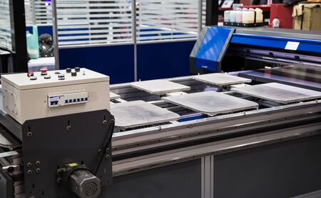 T-shirt digital printing machine in garment industry