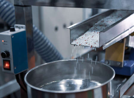 Metal detector and separator in manufacture industry.