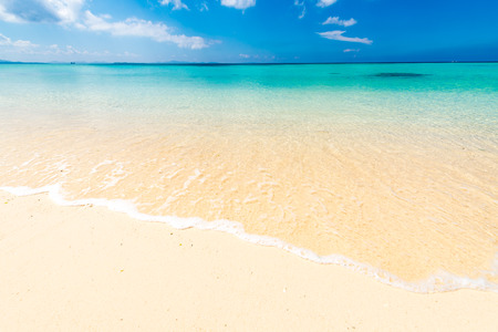 Sea, beach, seascape. Okinawa, Japan, and Asia.の写真素材
