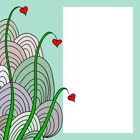 Background Abstract frame with colorful patternのイラスト素材