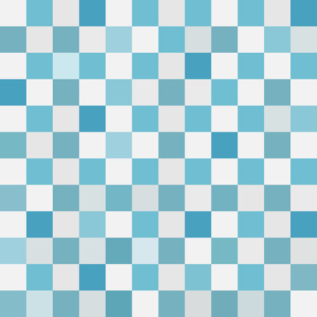 Geometric seamless pattern. A pattern of geometric shapes. Simple shapes in blue tonesのイラスト素材