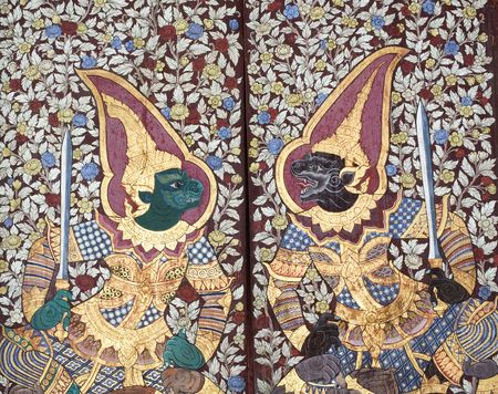 Wat Suthat Thepwararam  royal temple in Bangkokの写真素材