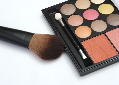 Closeup of a blush set