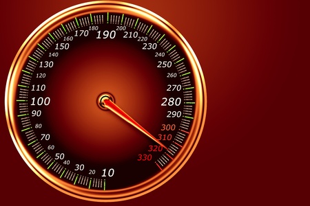 abstract speedometer