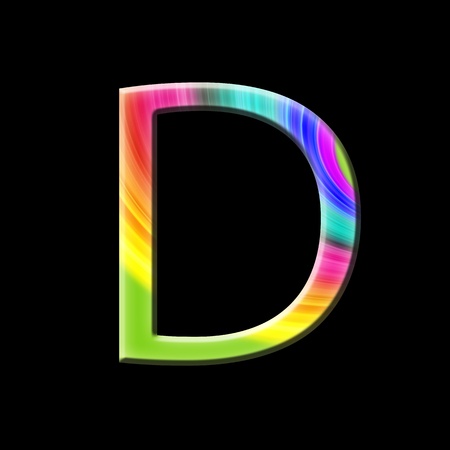  the letter Dの写真素材