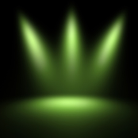 scene illuminated by a spotlightの写真素材