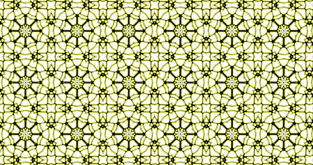 Abstract repeating ornate geometric  luxury pattern. Stained-glass window.の写真素材