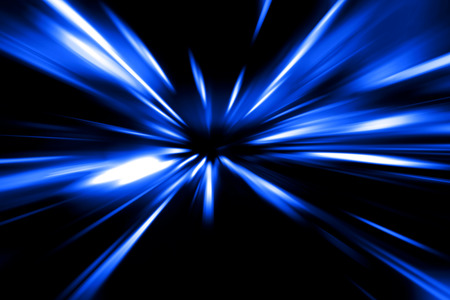 flash acceleration speed motion on night roadの写真素材