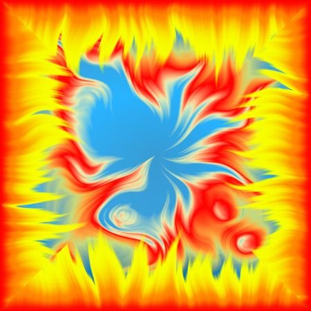 Color fiery abstractionの写真素材