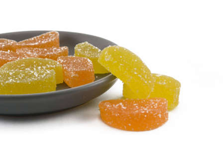 Sweets on a plate. The isolated objectの写真素材