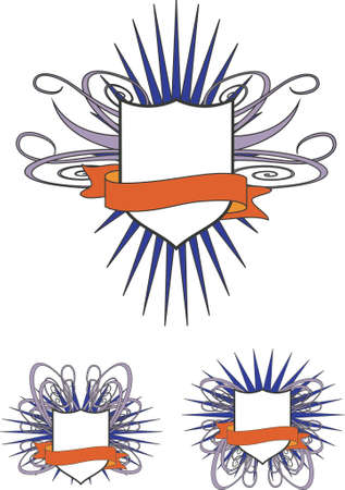 Coat of arms. Vector design elementsのイラスト素材