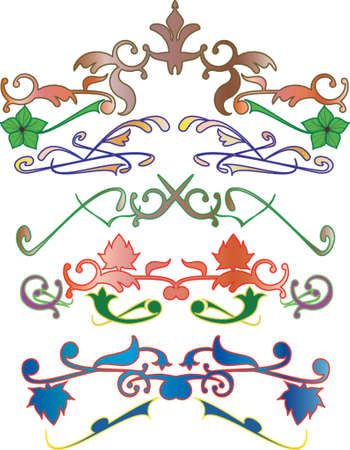 Vector pattern on a white backgroundのイラスト素材