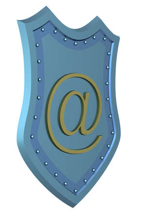 Conceptual image of e-mail. 3D illustrations.の写真素材