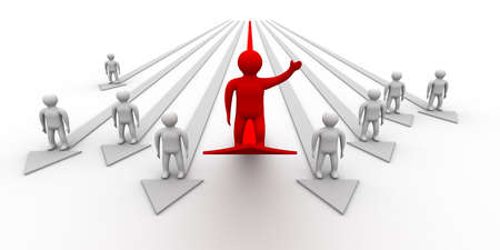 Direction of movement. 3D image.の写真素材