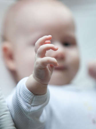 Hand of the small childの写真素材