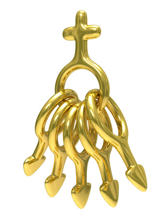 male and female symbol on white backgroundのeditorial素材