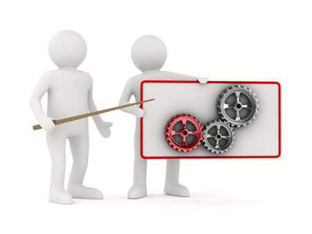 Technological presentation. Isolated 3D imageの写真素材