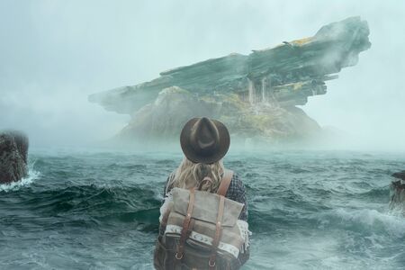 Spaceship wreckの写真素材