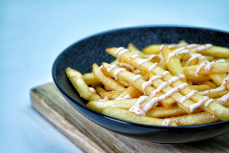 French fries, with the right size with a crunchy taste