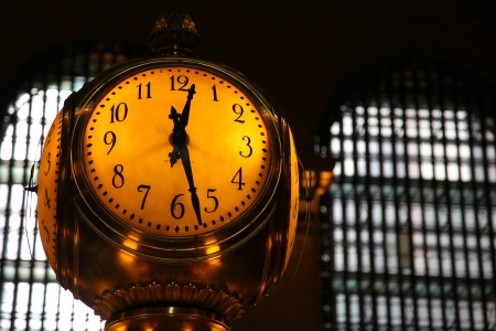 The clock at New York Grand Terminalのeditorial素材