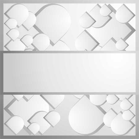 Abstract Paper Square Backgroundのイラスト素材