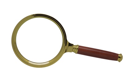 magnifying glassの写真素材