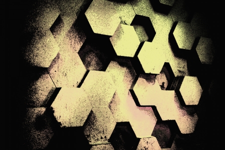 Background from hexagons の写真素材