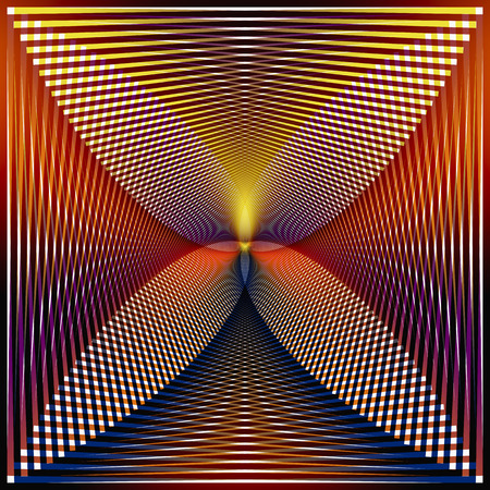 square volume background from the crossed lines.の写真素材