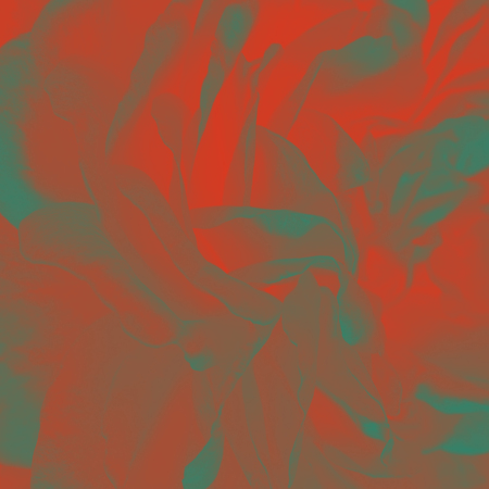 Abstract red with green festive background, imitation flower.の写真素材