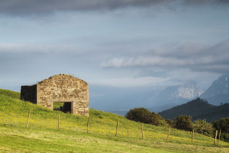 Larrabetzu is a beautiful village located in the Txorierri valley, in the heart of Bizkaia (Basque Country).の写真素材
