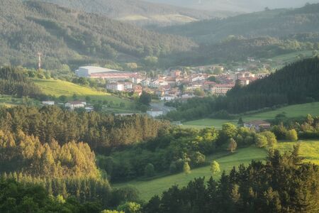 May. 27, 2015; Larrabetzu, Bizkaia (Basque Country). Larrabetzu is a beautiful village located in the Txorierri valley, in the heart of Bizkaia (Basque Country).のeditorial素材