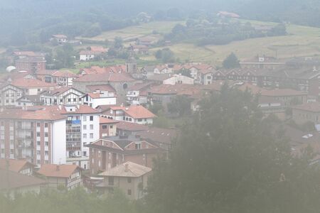 Jul. 08, 2015; Larrabetzu, Bizkaia (Basque Country). Larrabetzu is a beautiful village located in the Txorierri valley, in the heart of Bizkaia (Basque Country).のeditorial素材