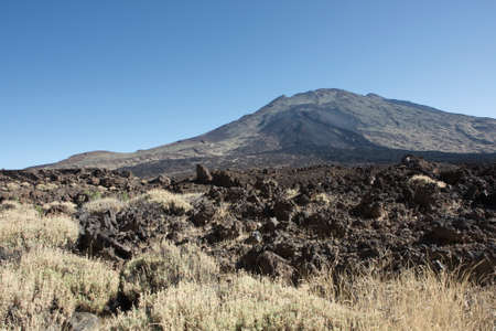 Teide National Park, Gran Canaria/Spain; Oct. 2011. Volcanic landscape of the national parkの写真素材