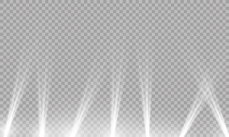 Vector spotlight. Light effectのイラスト素材