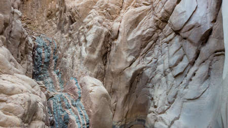 The colorful Wishwashi canyon - Ras Shaitan Nuweiba - Exploring Wonderful Egyptの写真素材