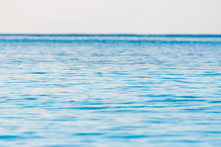 Selective focus of the sea water surface. Tachai Island, Similan Islands National Park, Phang Nga, Thailand.の写真素材