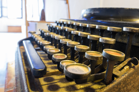 Old typewriter.