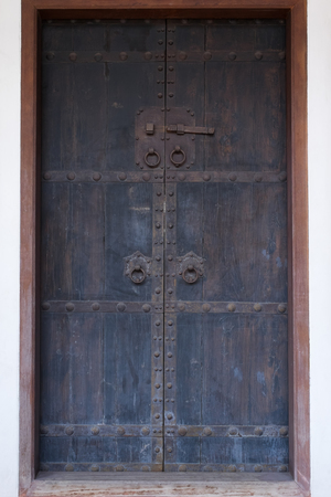 Chinese wooden door.の写真素材