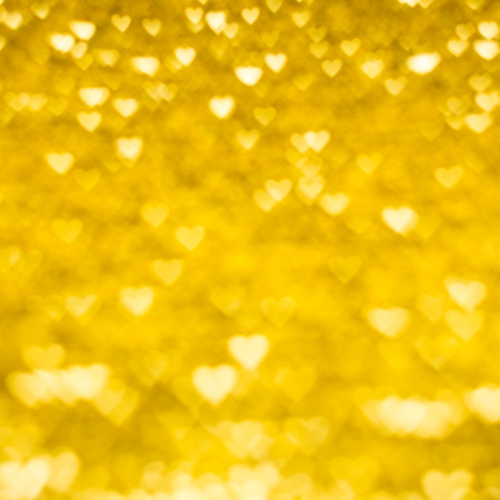 Heart shape bokeh background.の写真素材